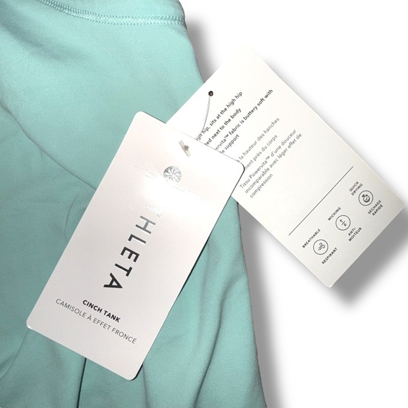 NWT ATHLETA Cinch Tank - Reef Green Plus 2X - Picture 9 of 15